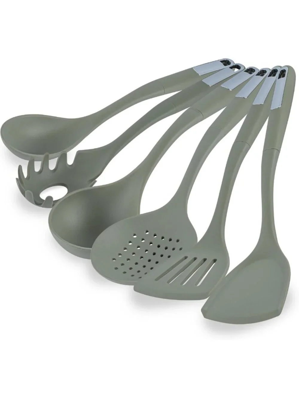 6-Piece Silicone Utensil Set - Non-Slip, Heat-Resistant Kitchen Tools, Durable